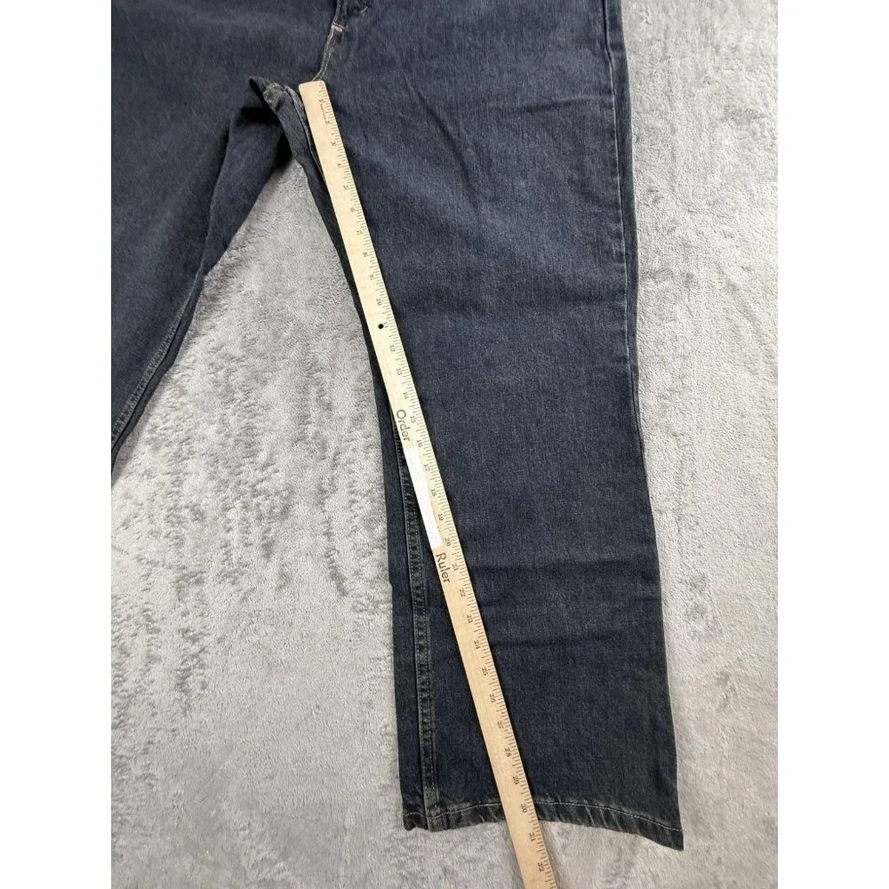 Magellan Jeans Mens 40x30 Blue Boot Cut Denim Straight Leg Cotton Pants Outdoor - Picture 7 of 14